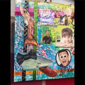 👩🏻‍🎤Handmade Unique  Pop Art Wild